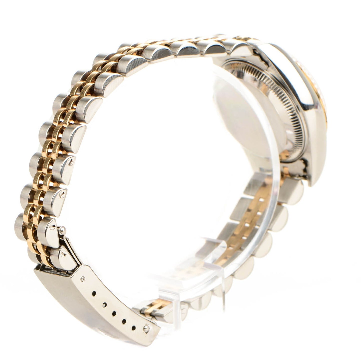 Stainless Steel 18K Yellow Gold Diamond 26mm Oyster Perpetual Datejust Watch Silver 79173