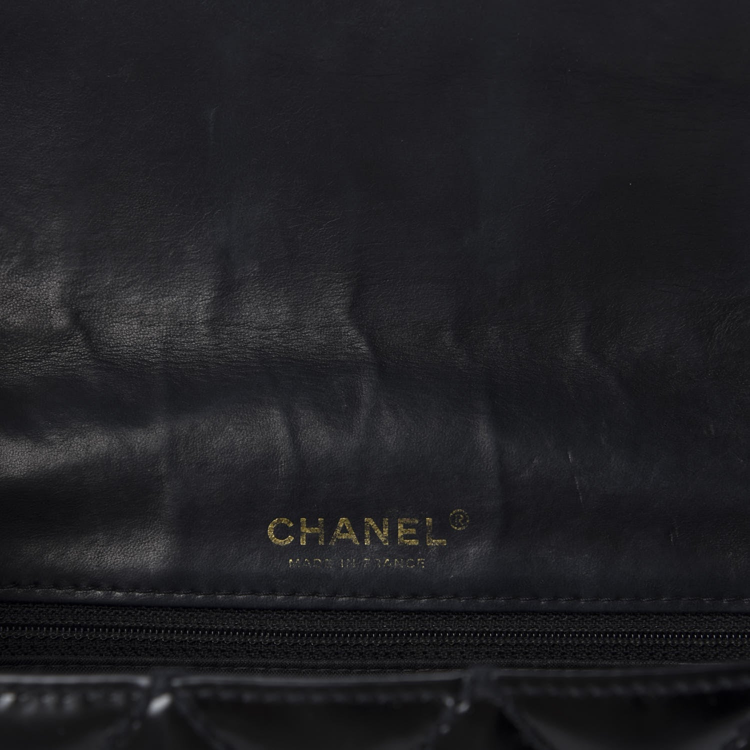Chanel Glazed Calfskin Quilted Medium Single Flap Black 13 of 15