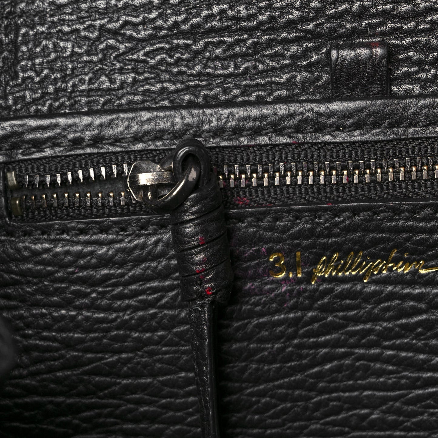 Textured Calfskin Canvas Mini Floral Pashli Satchel Black Multicolor