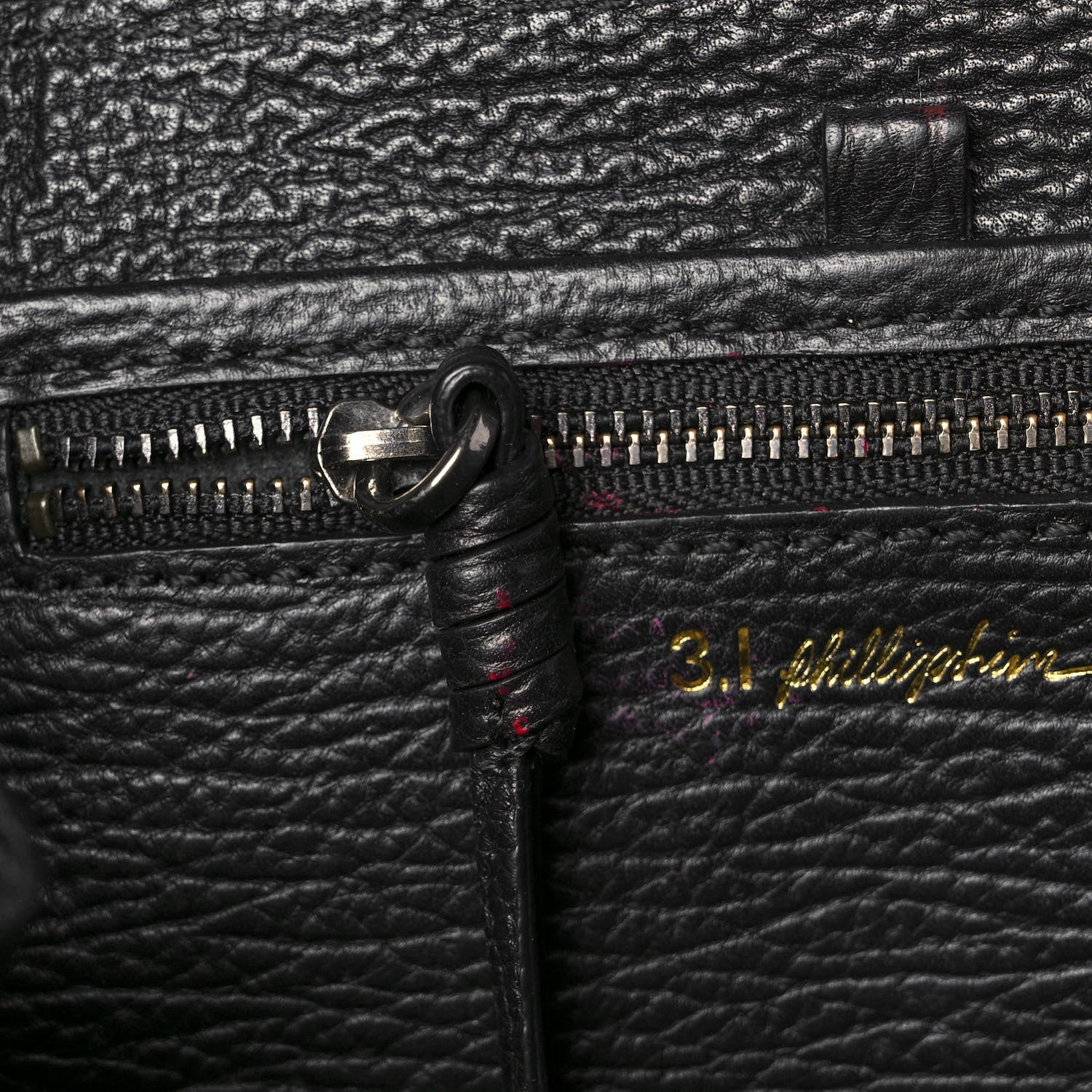 3.1 Phillip Lim Textured Calfskin Canvas Mini Floral Pashli Satchel Black Multicolor 16 of 16
