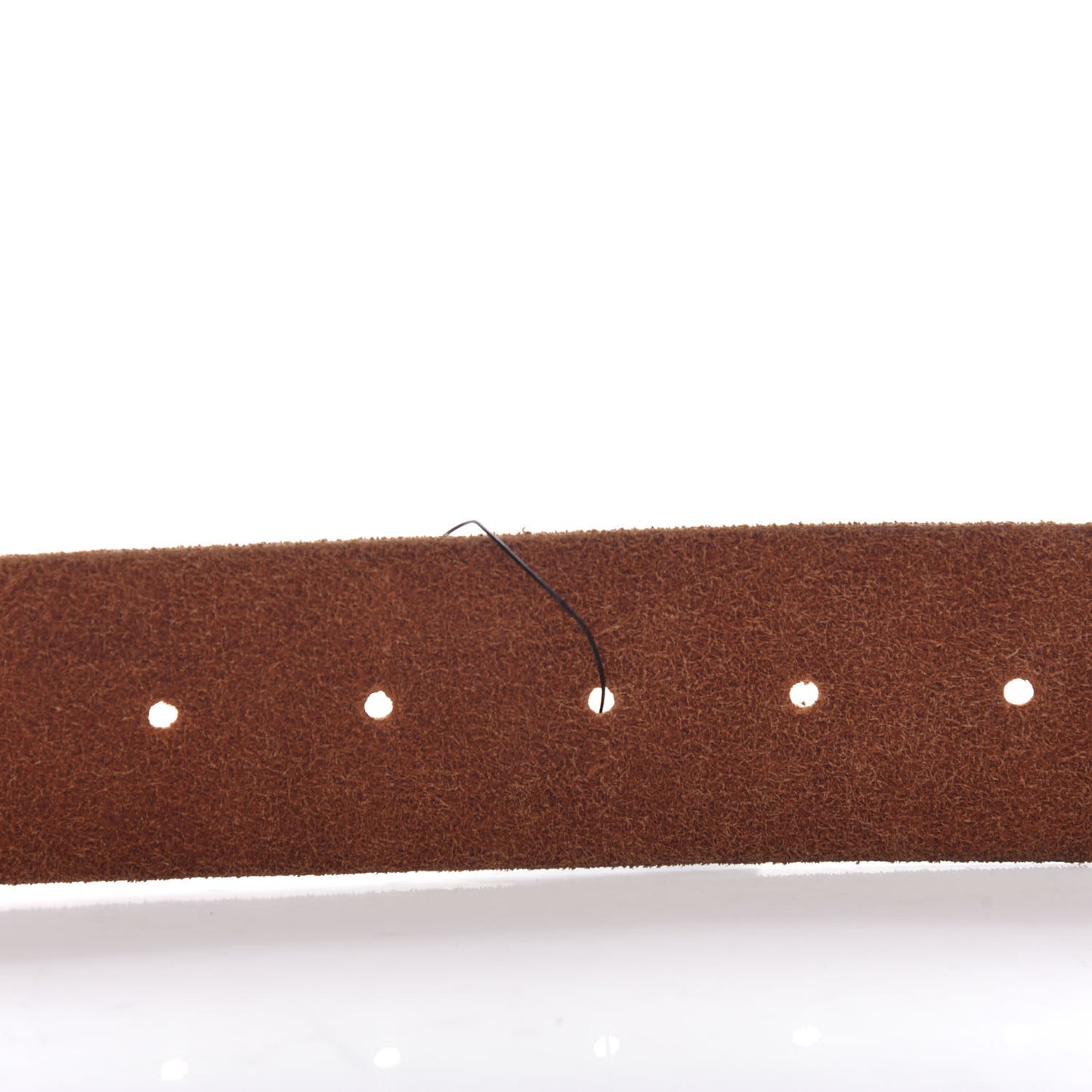Calfskin Brass Feline Buckle Belt 90 36 Toscano