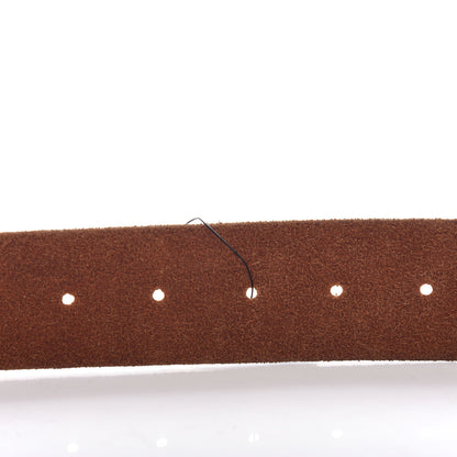 Gucci Calfskin Brass Feline Buckle Belt 90 36 Toscano 4 of 5