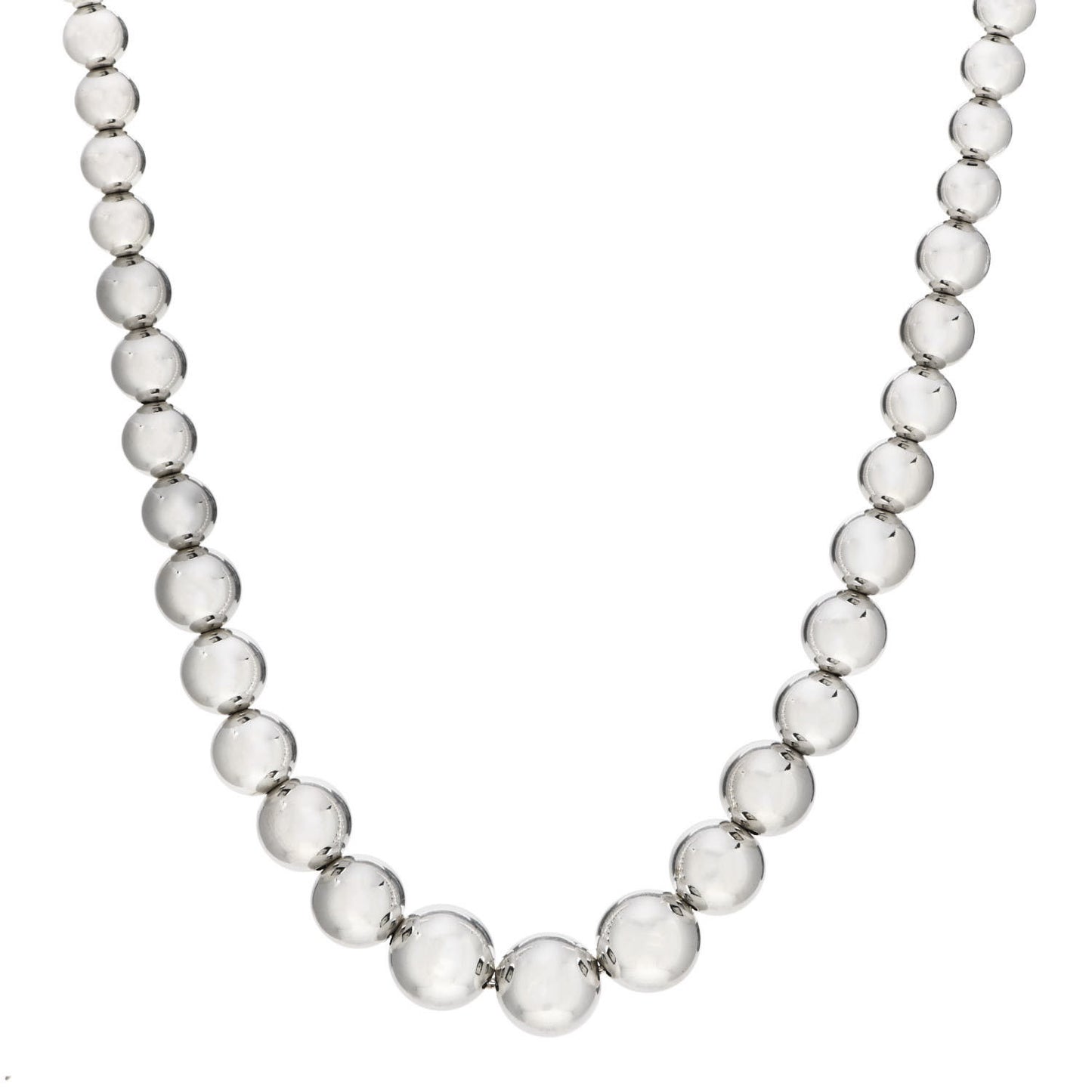 Sterling Silver HardWear Graduated Ball Necklace