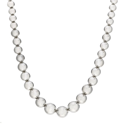 Tiffany Sterling Silver HardWear Graduated Ball Necklace 1 of 6