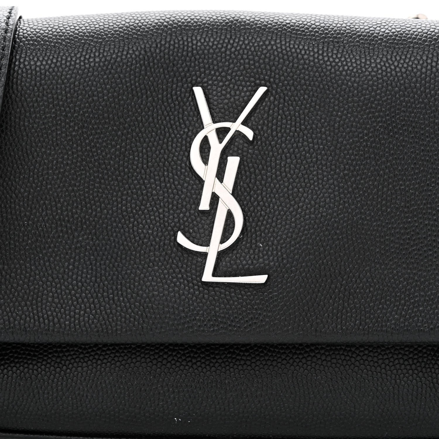 Saint Laurent Grain De Poudre Monogram Toy West Hollywood Fold-Over Bag Black 8 of 11