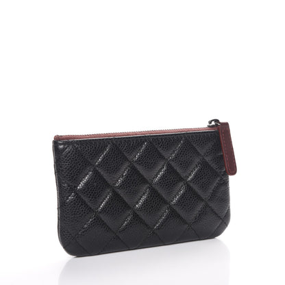 Chanel Caviar Quilted Small Cosmetic Case Black 3 of 8