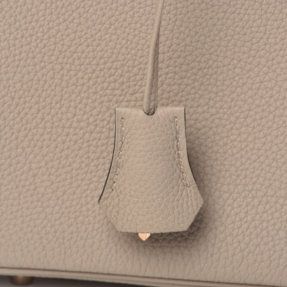 Hermes Togo Birkin 25 Gris Tourterelle 17 of 38