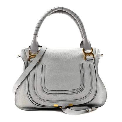 Chloe Calfskin Medium Marcie Satchel Light Cloud 1 of 10