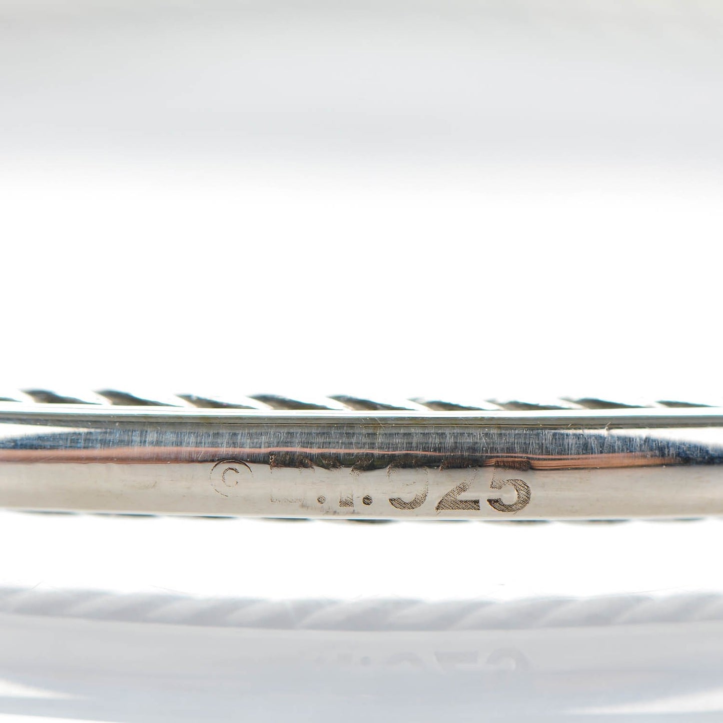 Sterling Silver 3mm Cable Classics Bangle Bracelet