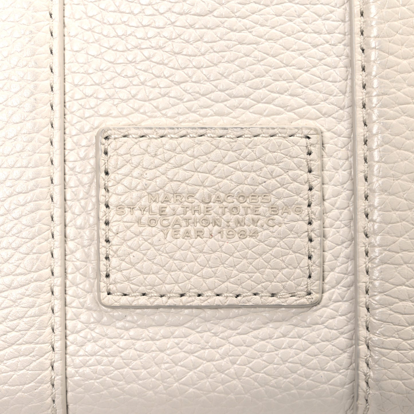 Grained Calfskin Mini The Tote Bag Cotton