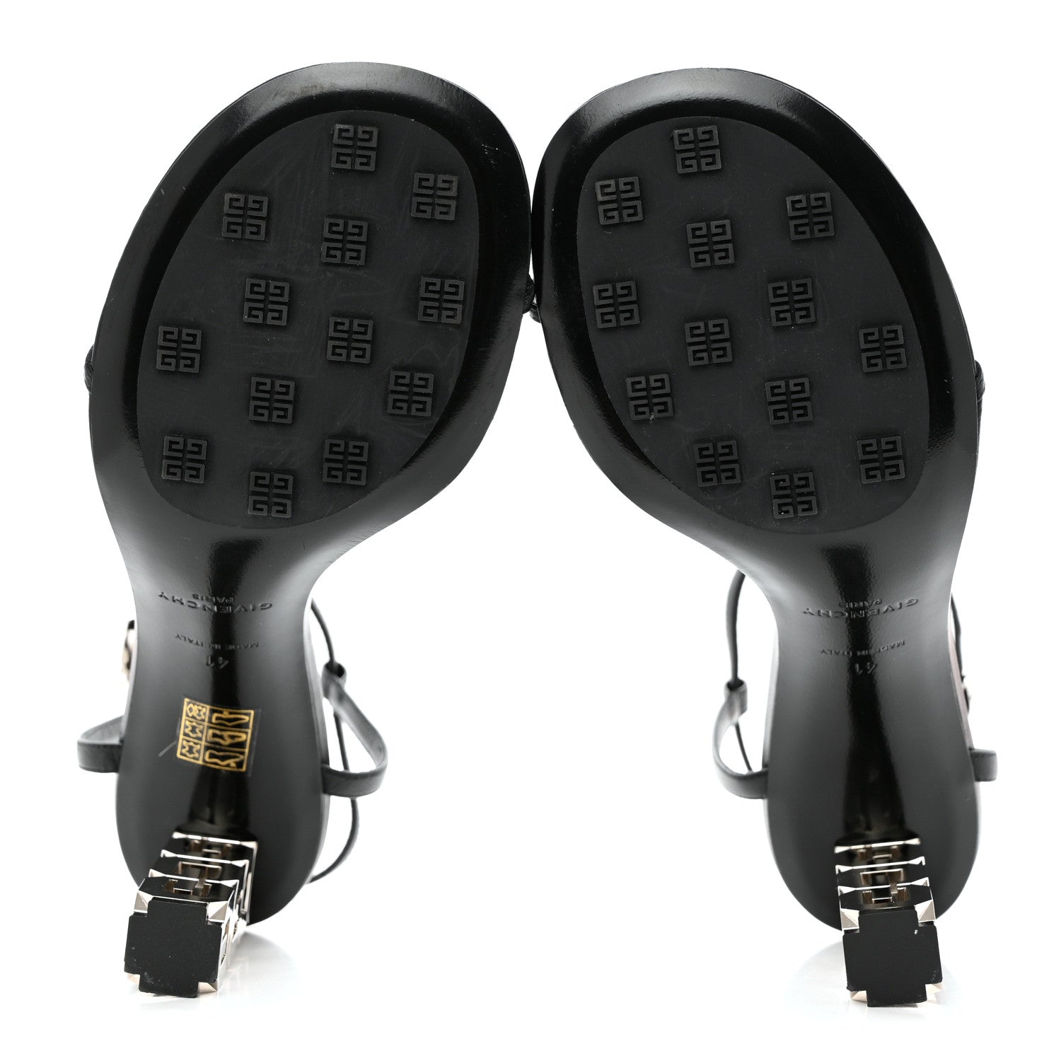 Givenchy Smooth Nappa G Cube 85mm Sandals 41 Black 5 of 8