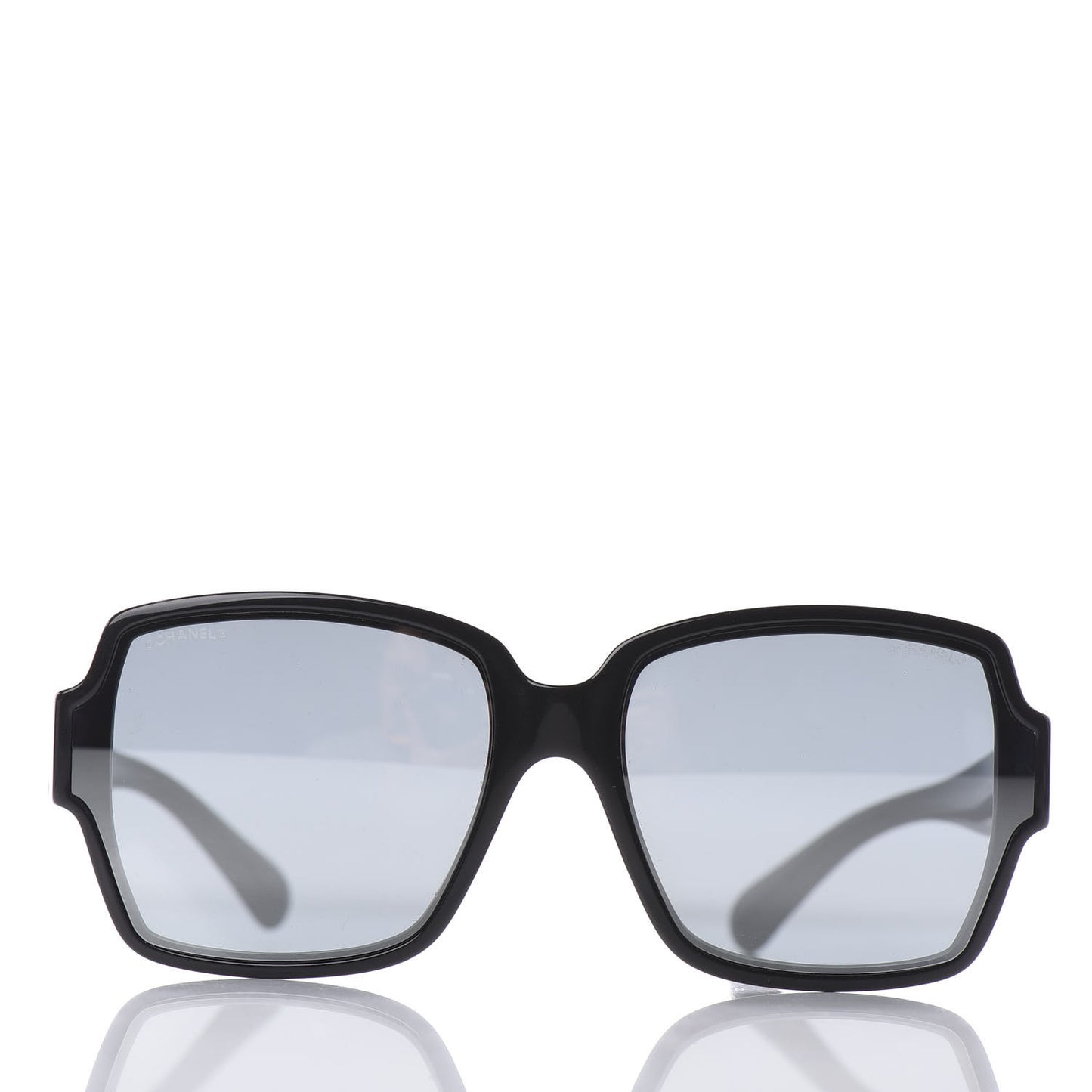 Acetate Square CC Sunglasses 5385 Black