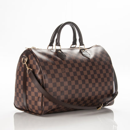 Louis Vuitton Damier Ebene Speedy Bandouliere 35 3 of 8