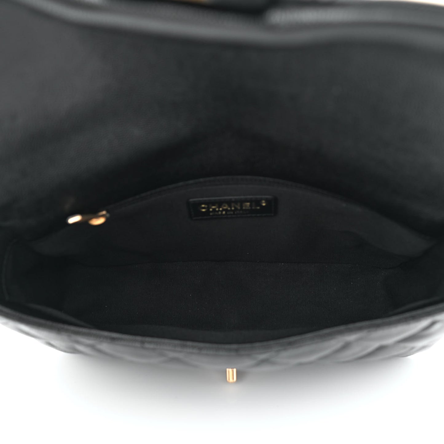 Caviar Quilted Small CC You Flap Black