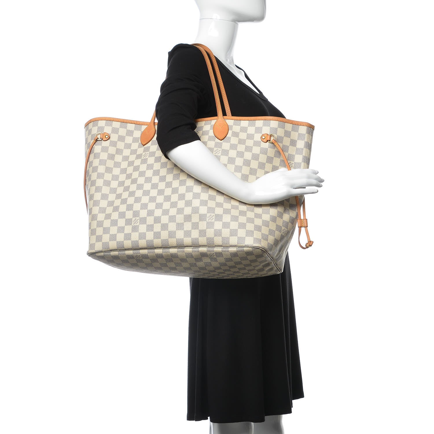 Louis Vuitton Damier Azur Neverfull GM 2 of 8