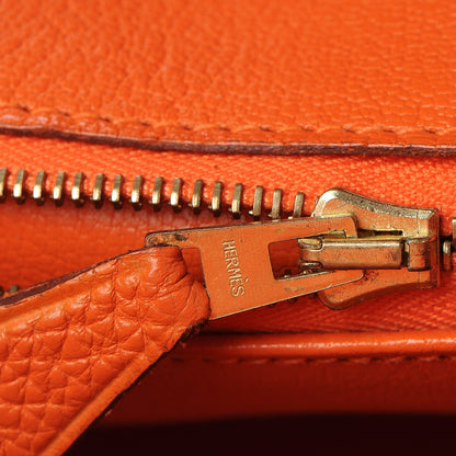 Hermes Togo Birkin 35 Orange 10 of 38