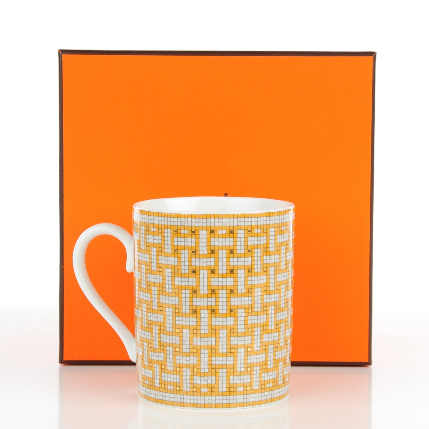 Hermes Porcelain Mosaique au 24 Mug 7 of 7