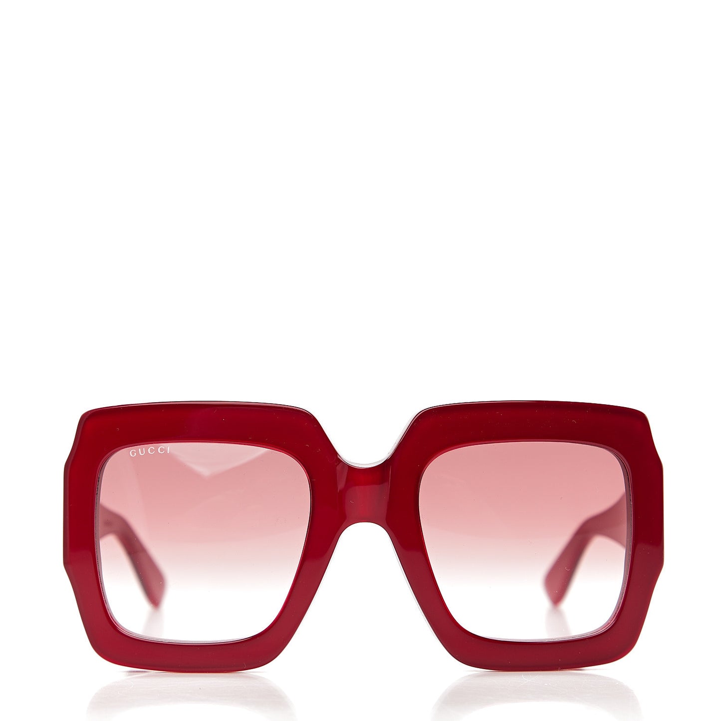 Square Web Frame GG0178S Sunglasses Red