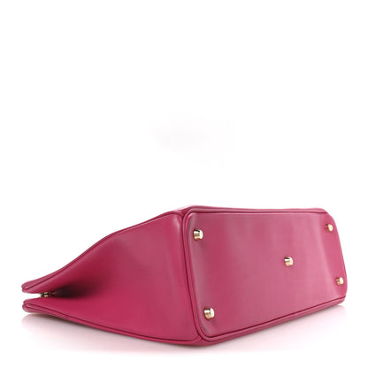 Christian Dior Smooth Calfskin Large Diorissimo Tote Fuchsia 5 of 12