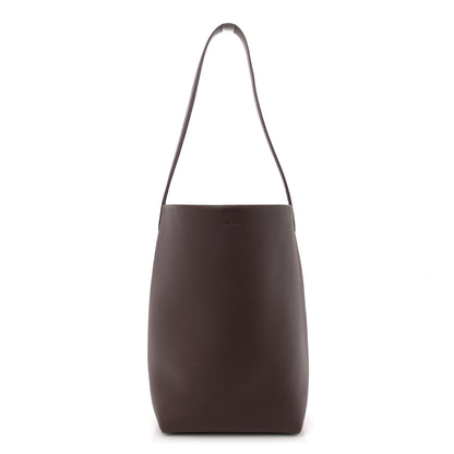 The Row Grained Calfskin Medium N/S Park Tote Acajou 1 of 11