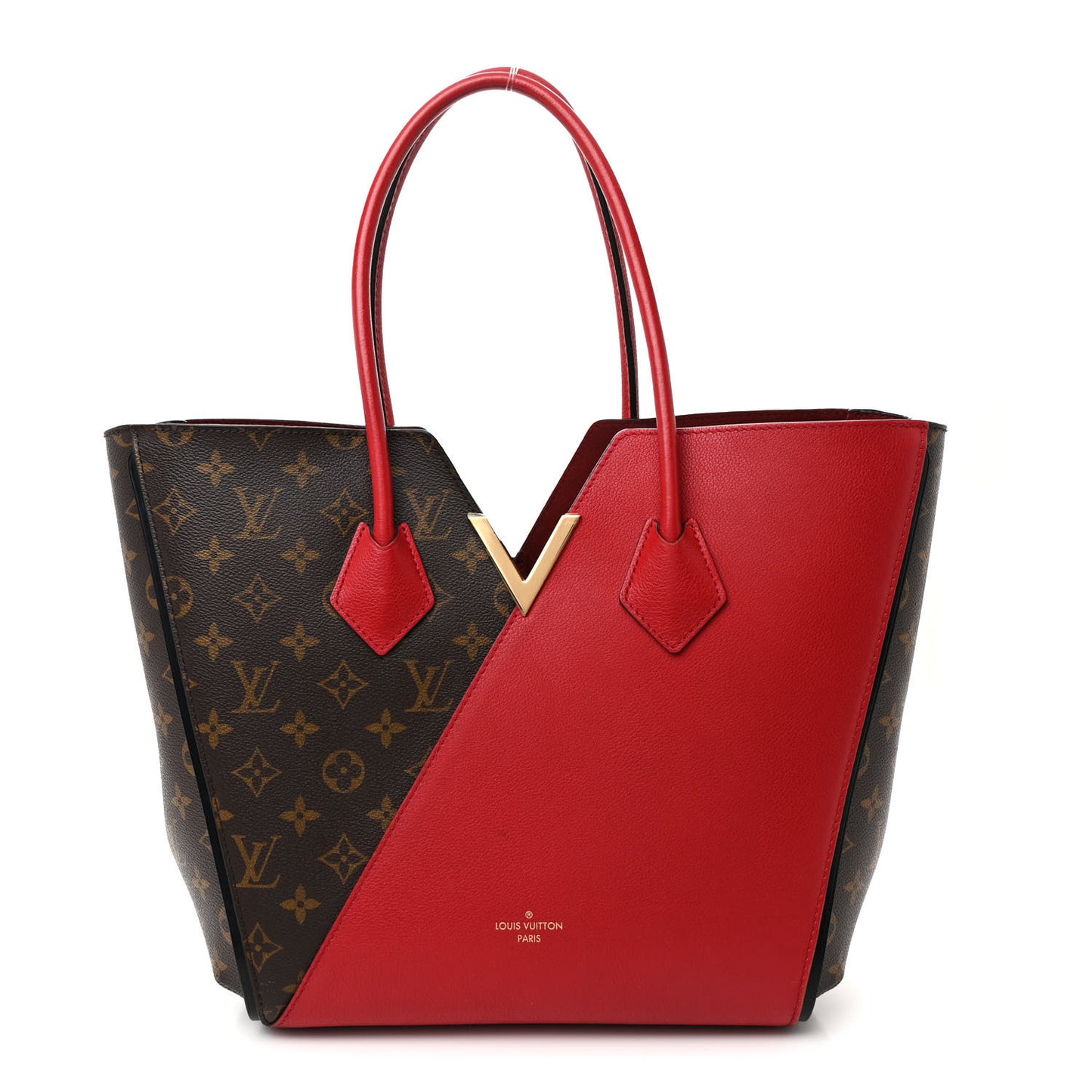 Calfskin Monogram Kimono Tote Cherry