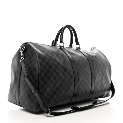 Louis Vuitton Damier Graphite Keepall Bandouliere 55 2 of 8