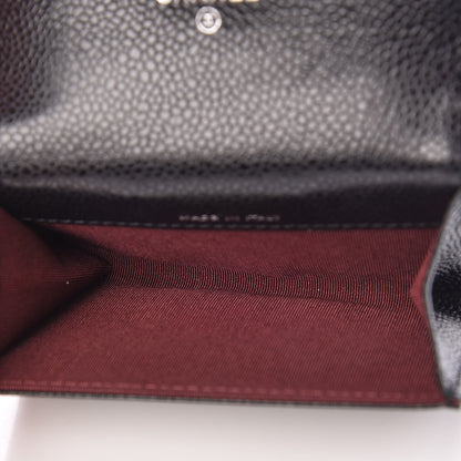 Chanel Caviar Quilted Flap Card Holder Black 5 of 9
