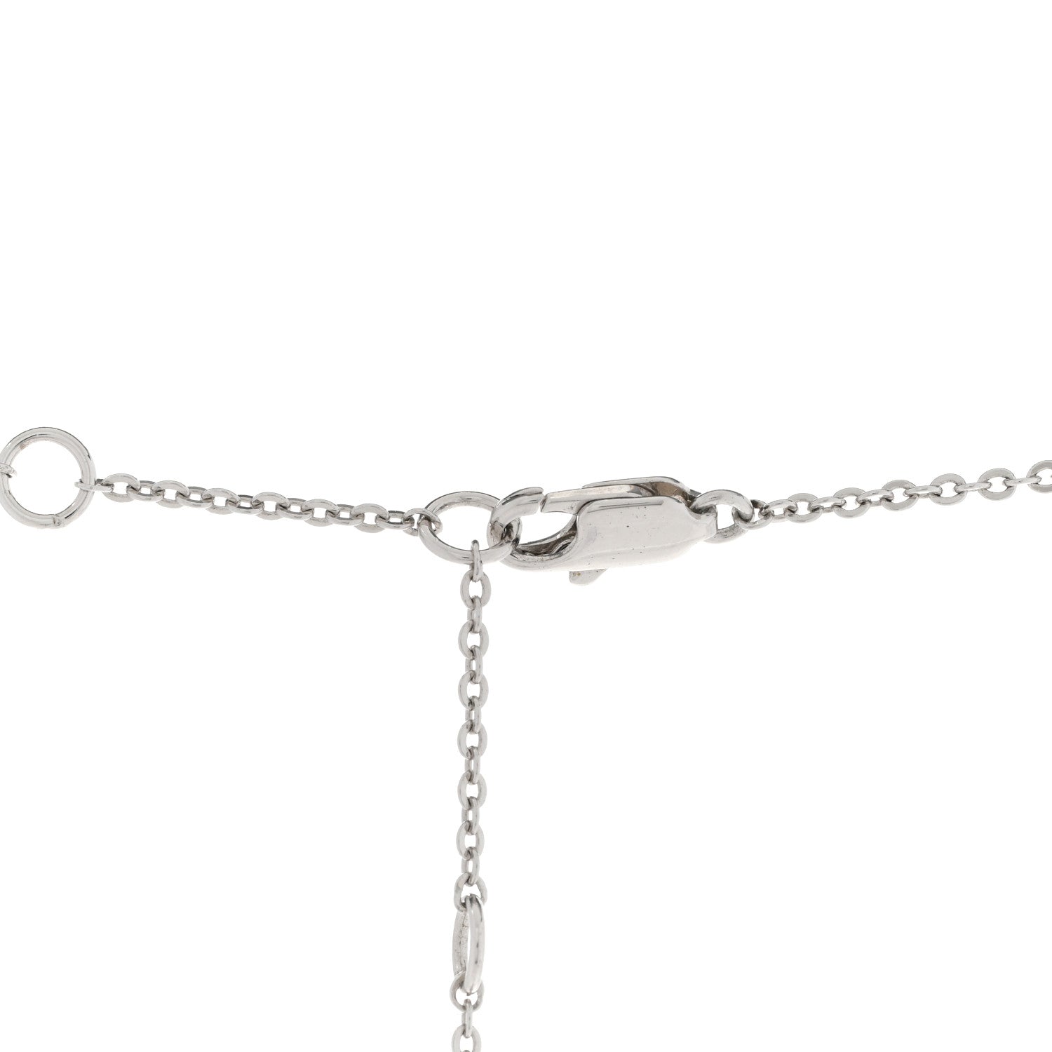 Christian Dior Crystal Flower Choker Necklace Silver Purple 5 of 7
