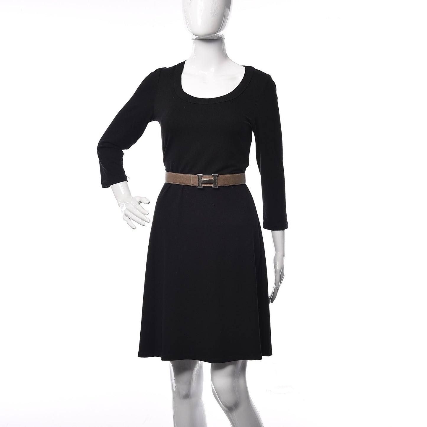 Swift Epsom 32mm Martelee H Belt 100 Black Etoupe