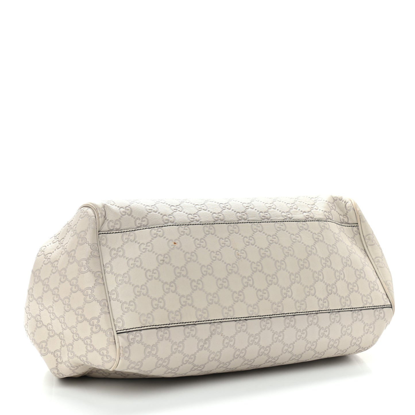 Guccissima Signature Medium Emily Shoulder Bag Mystic White