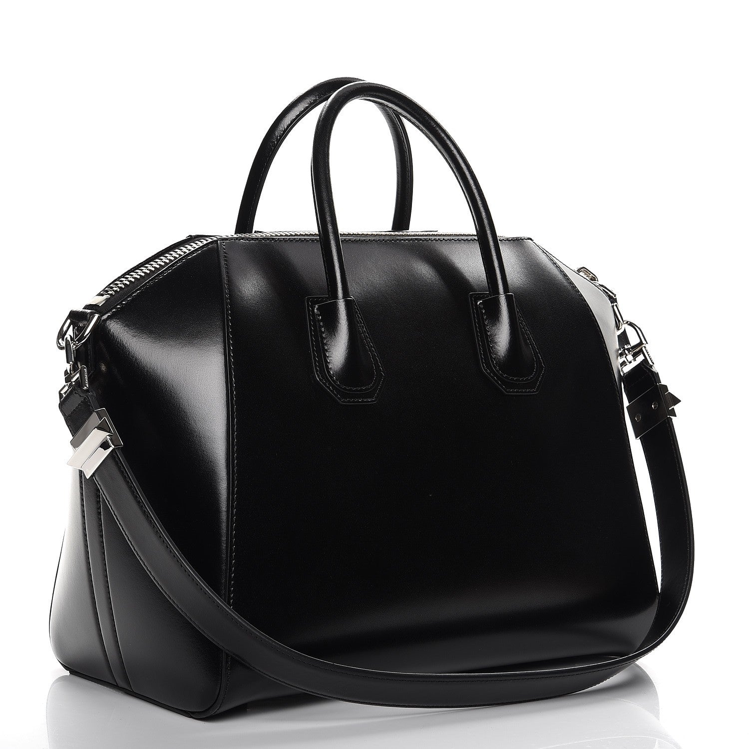 Givenchy Shiny Lord Calfskin Medium Antigona Black 4 of 8