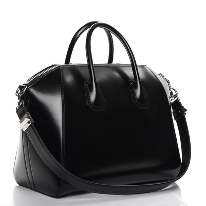 Givenchy Shiny Lord Calfskin Medium Antigona Black 4 of 8