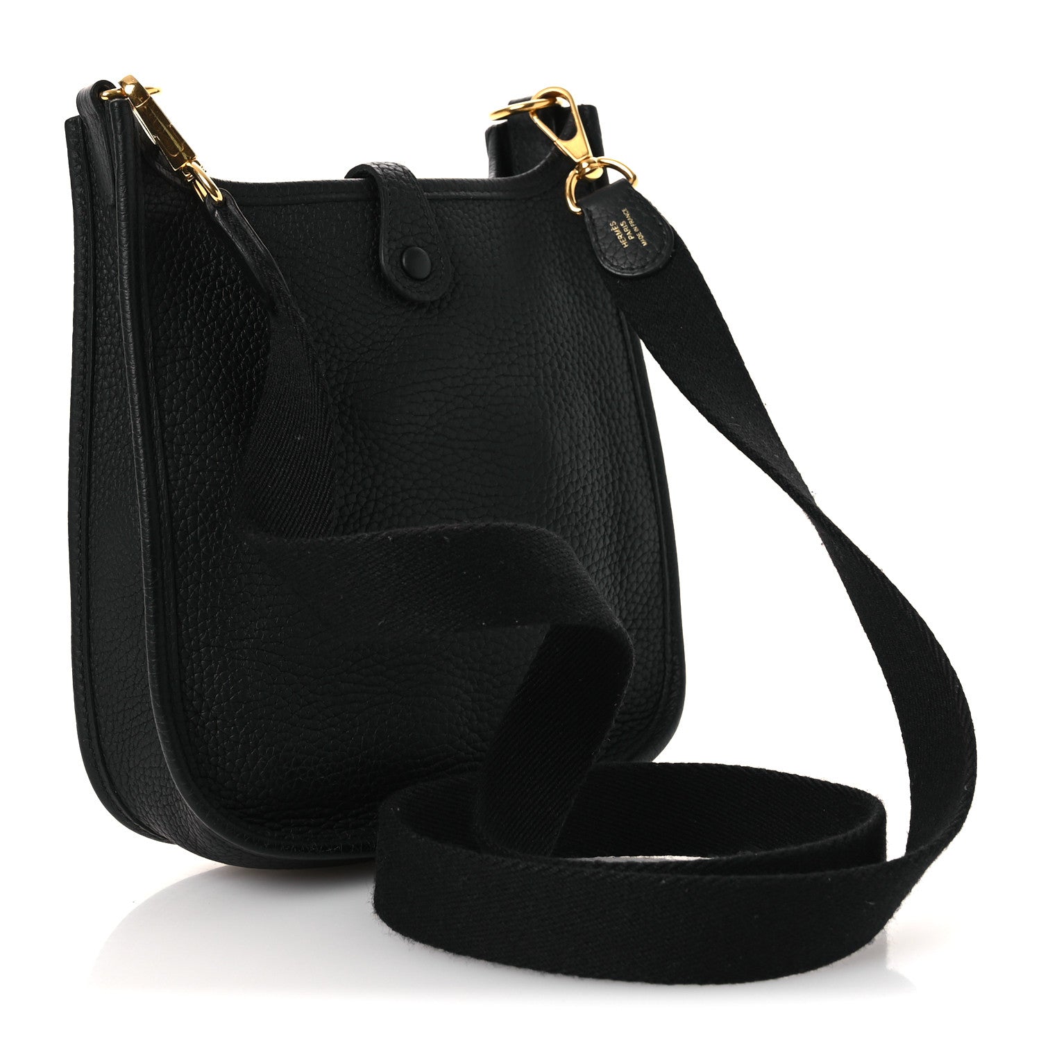 Hermes Taurillon Clemence Evelyne TPM Black 3 of 12