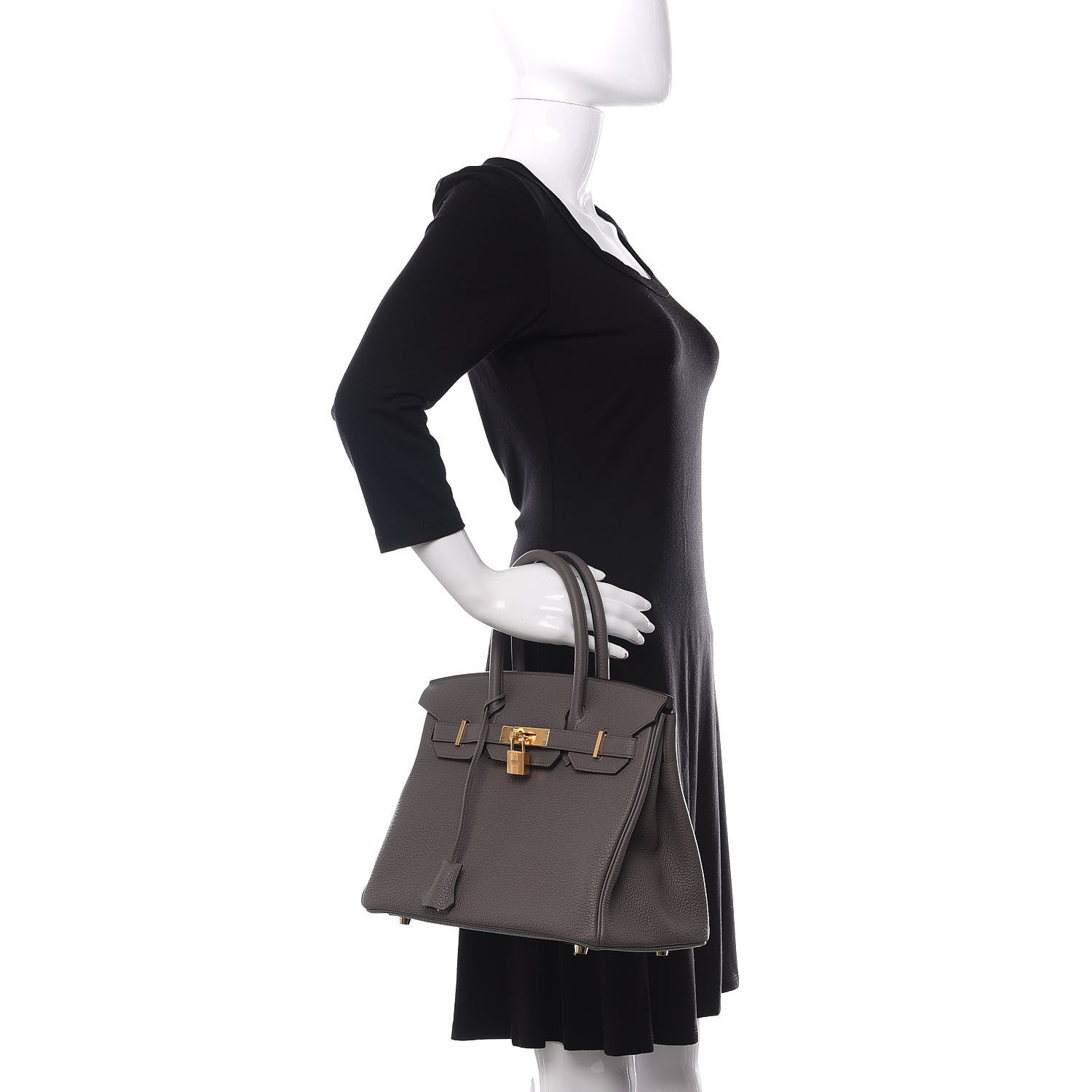 Hermes Togo Birkin 30 Etain 2 of 11