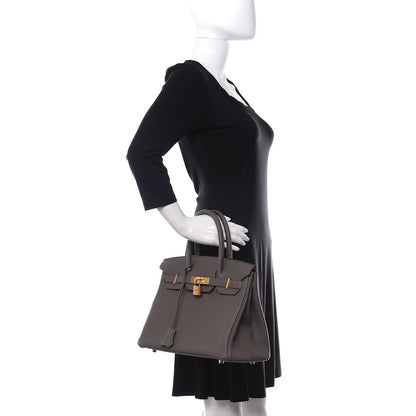 Hermes Togo Birkin 30 Etain 2 of 11