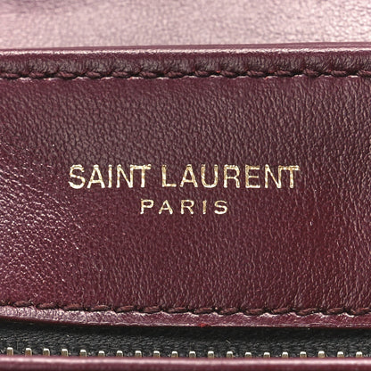 Saint Laurent Calfskin Y Quilted Monogram Toy Loulou Monogram Crossbody Bag Rouge Legion 6 of 13