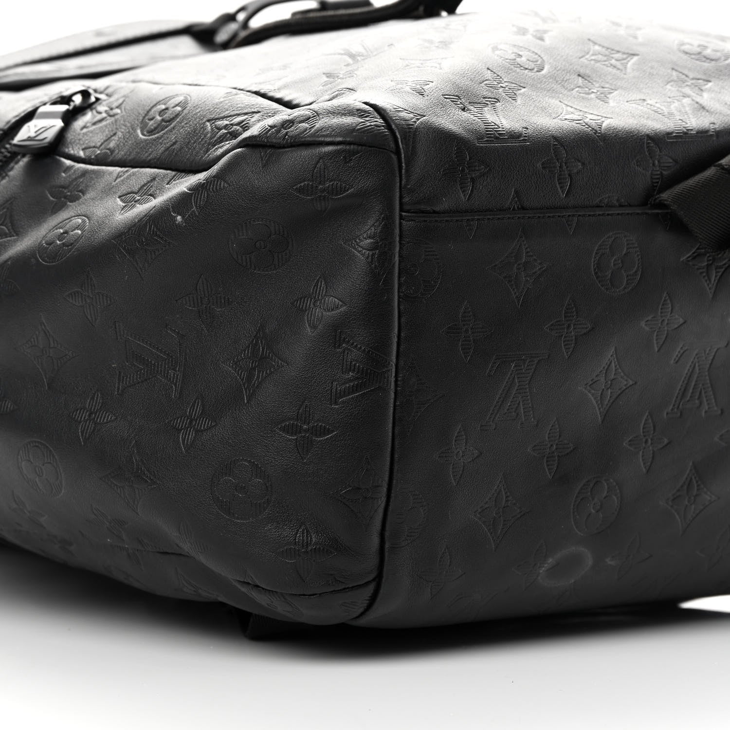 Louis Vuitton Calfskin Monogram Shadow Discovery Backpack Black 8 of 20