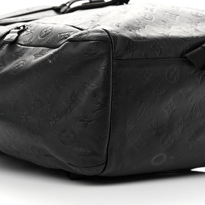 Louis Vuitton Calfskin Monogram Shadow Discovery Backpack Black 8 of 20