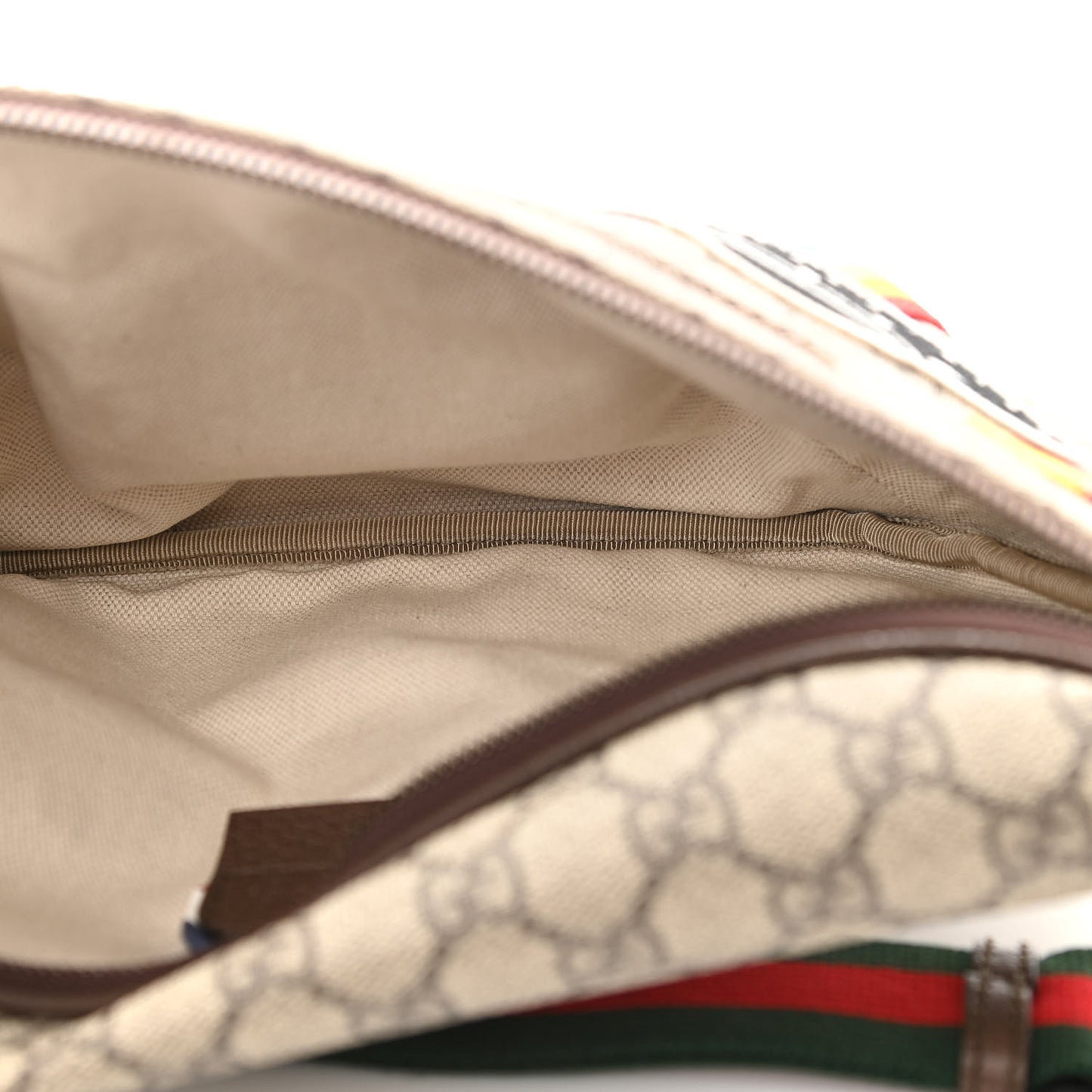 GG Supreme Monogram Courrier Belt Bag Beige New Acero