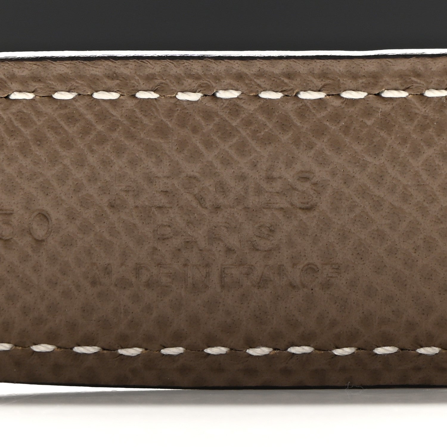 Hermes Epsom Swift 24mm Mini Constance H Belt 90 36 Etoupe Black 5 of 7