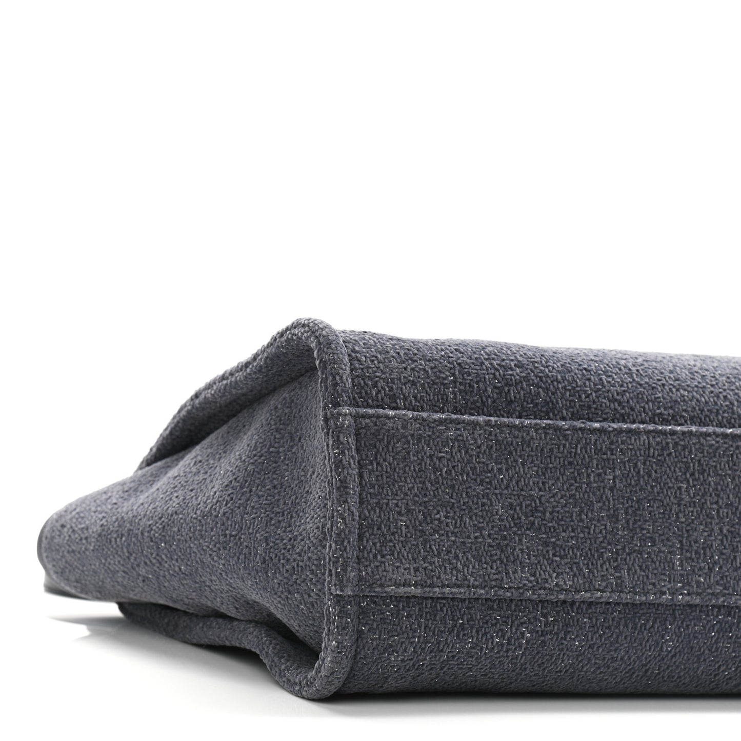 Lurex Boucle Small Deauville Tote Gray