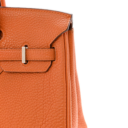 Hermes Togo Birkin 25 Orange 13 of 16