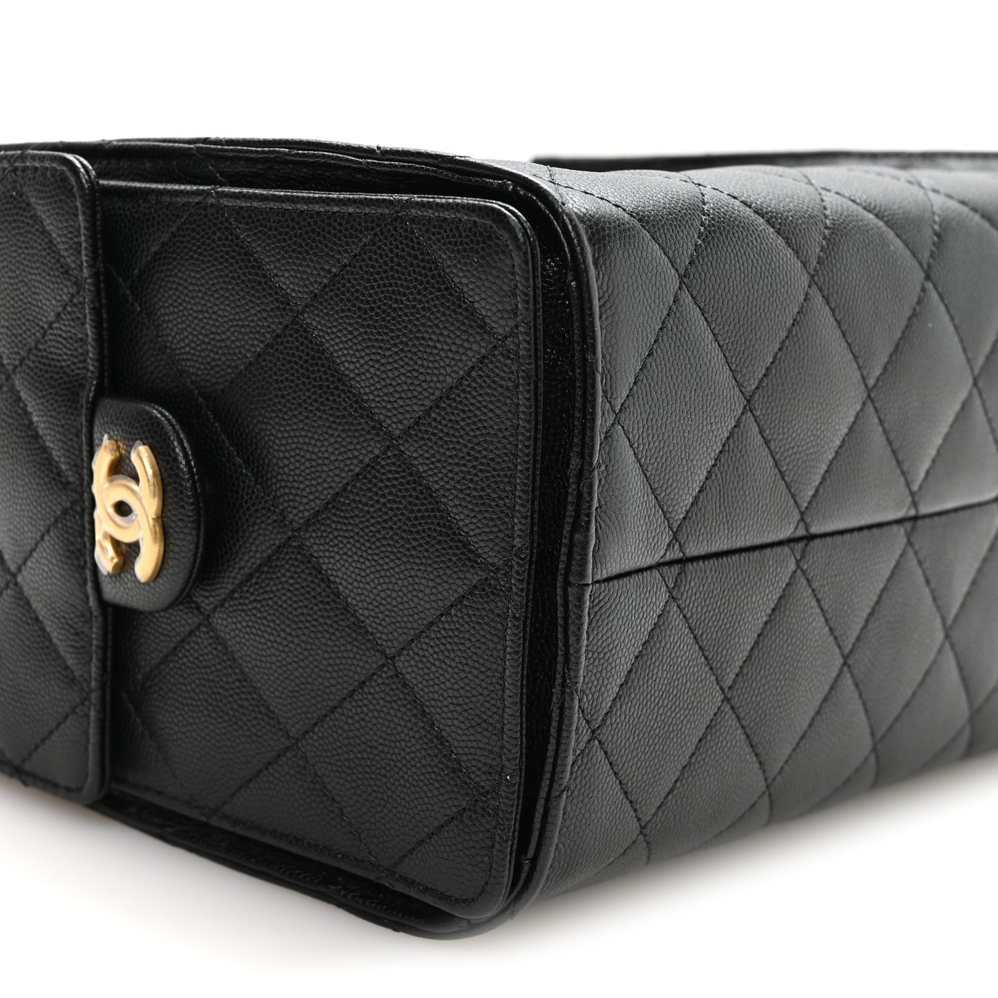 Caviar Quilted Small Chanel 25 Handbag Black