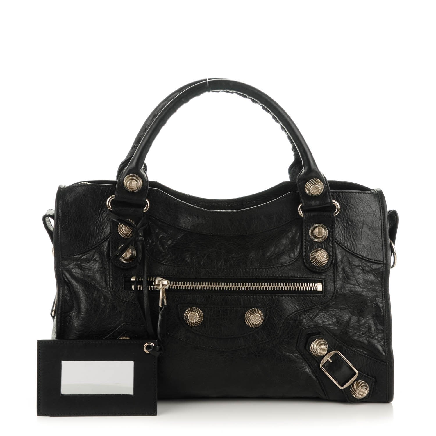 Balenciaga Agneau Giant 21 Silver Hardware City Black 1 of 7