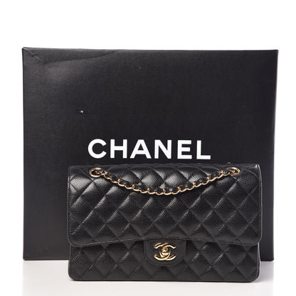 Chanel Caviar Quilted Medium Double Flap Black 10 of 10