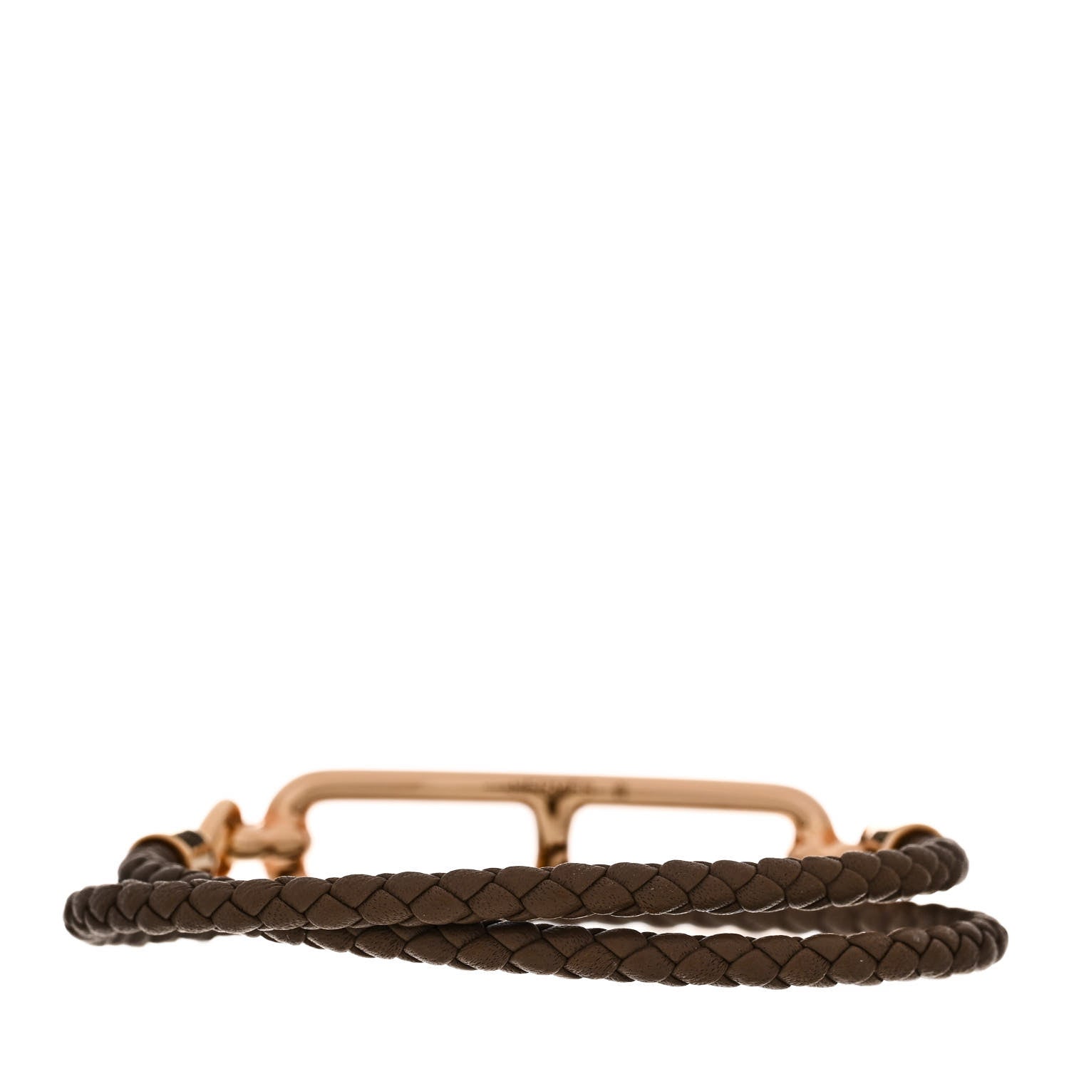 Hermes Swift Roulis Double Tour Bracelet T2 Etoupe 3 of 5