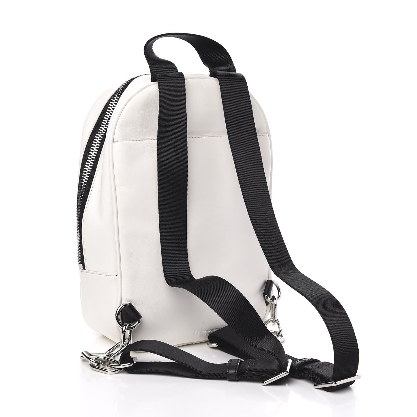 Lambskin Medium Attica Backpack White