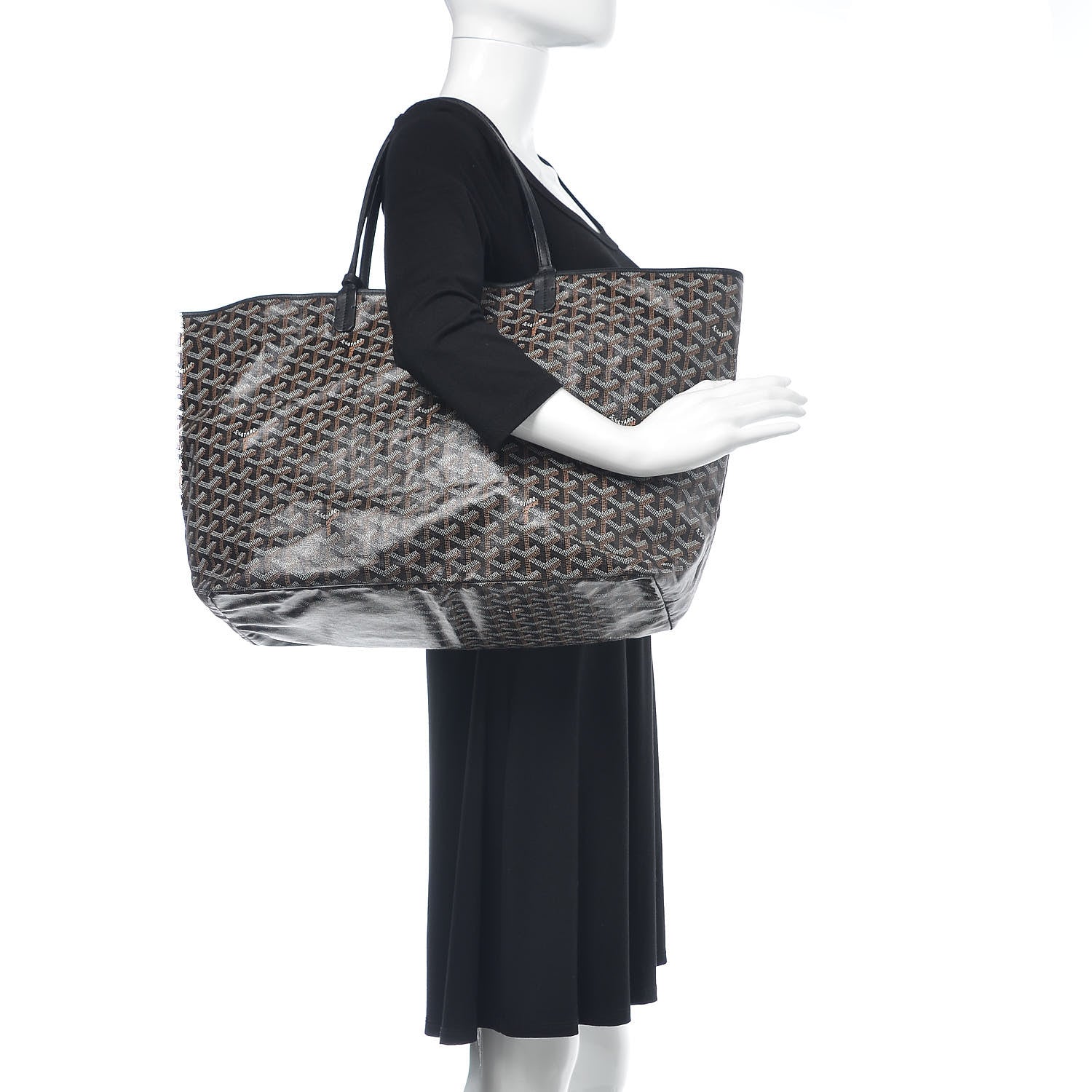 Goyard Goyardine Saint Louis GM Black 2 of 14