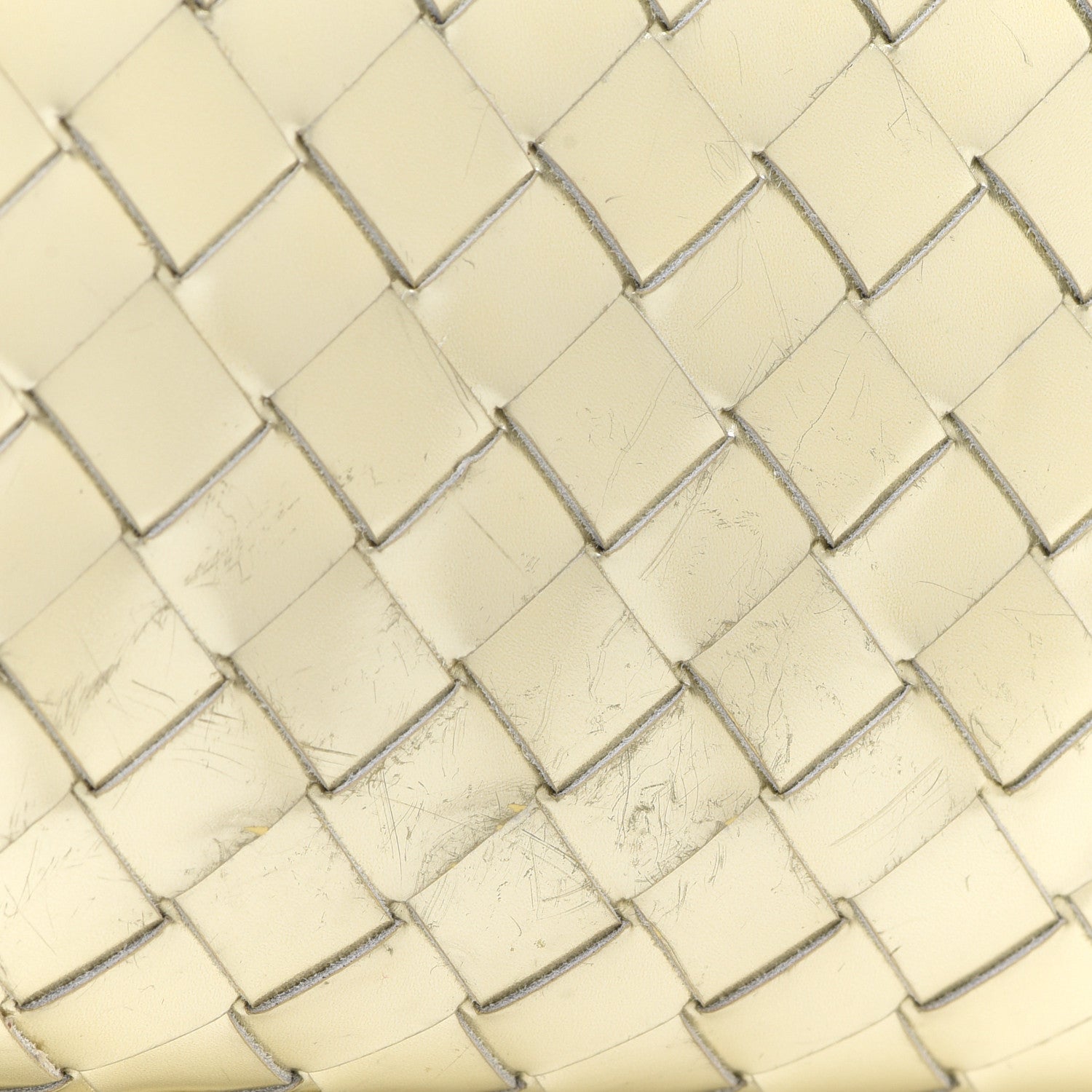 Bottega Veneta Metallic Napa Intrecciato Faille Knot Clutch Gold 12 of 12