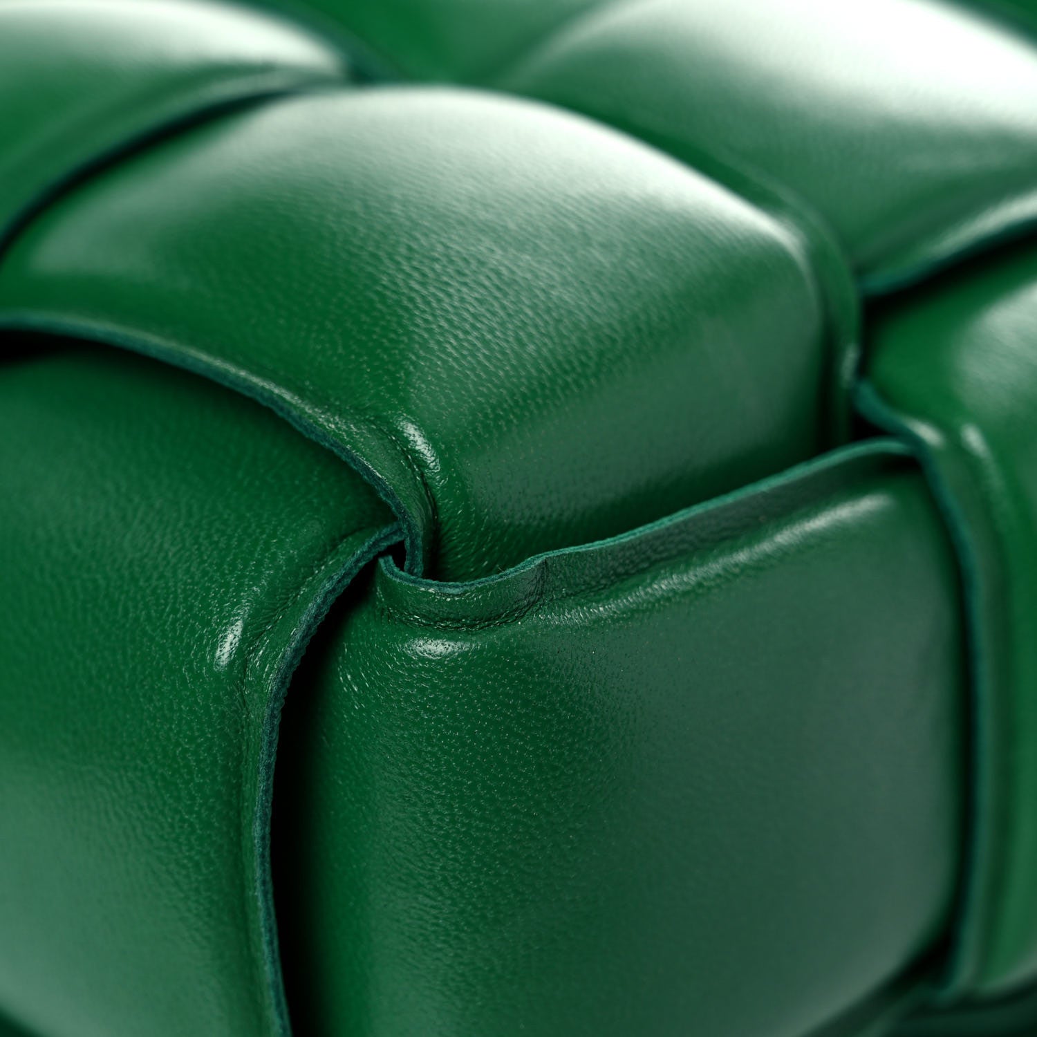 Bottega Veneta Nappa Maxi Intreccio Padded Cassette Crossbody Bag Racing Green 10 of 19